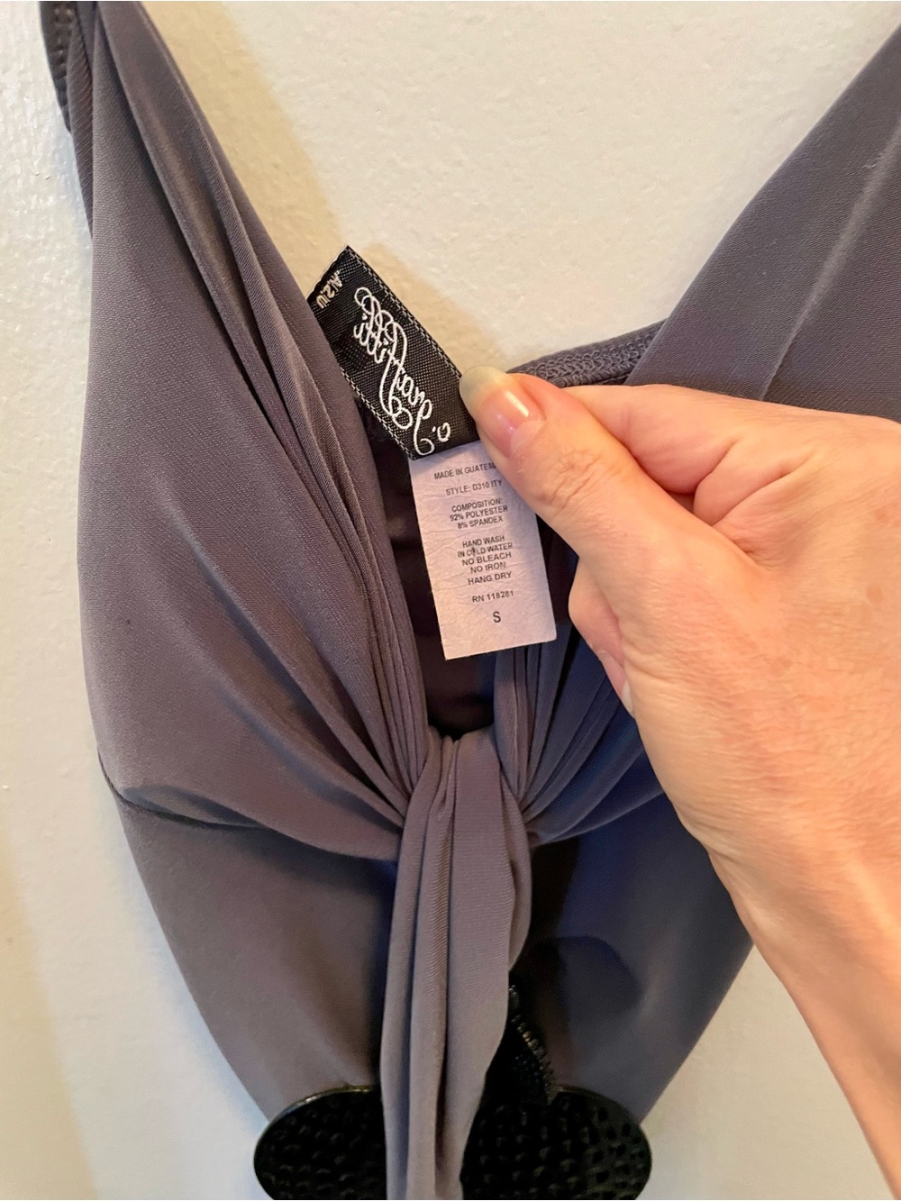 Strapless Purple Midi Dress - Picture 2 of 4